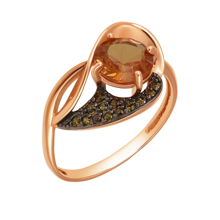 Кольцо, золото, султанит, кл1690-48